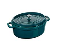STAUB Staub La Cocotte oval pot cast iron 8 L La Mer