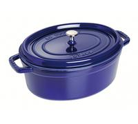 Staub - Oval Casserole in Cast Iron 6,7 L, Dark Blue - Blue