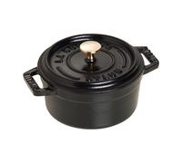 STAUB Staub La Cocotte round pot cast iron 0.25 L Black