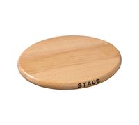 STAUB Magnetic Trivet, Cast Iron, Wood, 15 cm x 11 cm