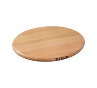 Staub Specialities 29 cm oval Beech Trivet magnetic brown