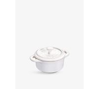 Staub Ceramique 10 cm round ceramic Mini Cocotte ivory-white
