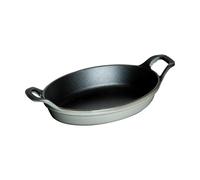 STAUB Staub oval baking dish cast iron 15 cm Graphite gray