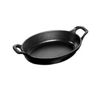 STAUB Staub oval casserole cast iron 21 cm Black