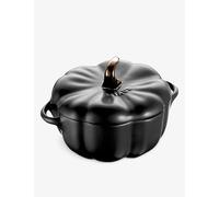 Staub Staub Pumpkin Ceramic Cocotte 12cm Black