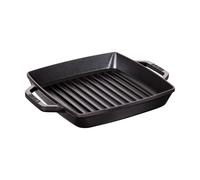 STAUB Staub Pure grill pan cast iron square black 23 cm