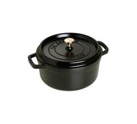 STAUB Staub round casserole dish 3.8 l black