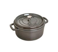 STAUB Staub round casserole dish 5.2 l grey