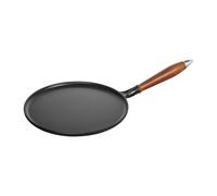 STAUB Vintage pancake pan with wooden handle Ø28 cm Black