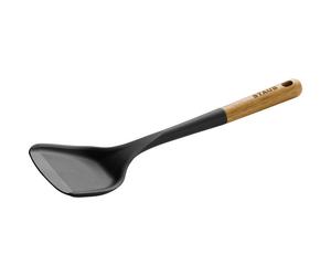 Staub - Wok Spatula Silicone / Acacia Wood 31 cm - Black