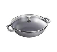 STAUB Wok with glass lid Ø37 cm 5.7 L grey