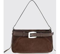 STAUD Brooklyn 39 Suede Shoulder Bag with Adjustable Handle