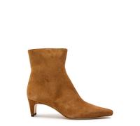 Staud Wally Suede Ankle Boots - Tan - 39 (IT39/ UK6)