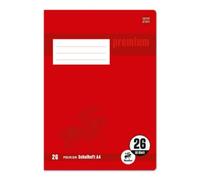 Staufen exercise book premium, rulers 26/check with white border, A4, 5-pack