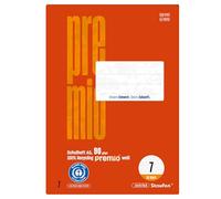 Staufen Premium Exercise Books - 5 Exercise Books, 32 Sheets Each, Format 7, DIN A5, 90 g/m², Checkerboard 7 mm