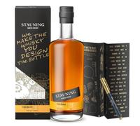 Stauning RYE Whisky - Danish Whisky - Double Distilled, Full Bodied, Handmade Whisky made from Rye & Barley with a Smooth and Fruity Finish, Distilled in Small Pot Stills - 3 years, 48% ABV, 1 x 70cl