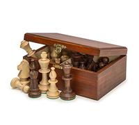 Staunton No. 5 Tournament Chess Pieces w/ Wood Box