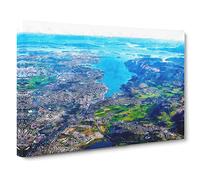 Stavanger In Norway Canvas Print | Gallery Wrapped 30mm Frame Wall Art | 20x14 inches | Ready to Hang | Modern Picture | Living Room Bedroom Lounge Office