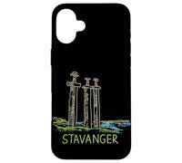 Stavanger Norway Travel Souvenir Historic City Landmark Gift Case for iPhone 16 Plus