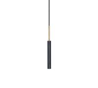 Stave 1 Pendant Black/ Raw Brass