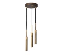 Stave 3 Piece Odd Pendant - Raw Brass