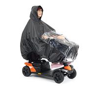 Staveley Mobility Scooter Cape | Unisex Waterproof Rain Poncho Cover for Electric Scooters and Wheelchair Users - Lightweight, Compact (Standard)