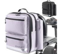 Staveley XL Expandable Mobility Scooter Bag for Electric Mobility Scooters & Boot Scooters - Back of Seat Bag (Purple)