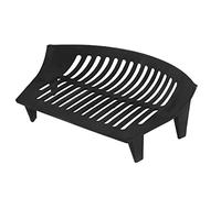 Stax Hearth & Home Cast Iron Fire Grate for 16 Inch Opening Heavy Duty Fire Log Coal Fireplace Rack, Black
