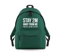 Stay 2m Away From Me Virus Backpack Rucksack 18L Bag - 42 x 31 x 21cm