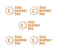 Stay Another Day Car Stickers Mental Health Awareness Car Decal for Vehicles and Electronics with Strong Adhesive Stay Another Day Stickers