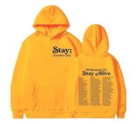 Stay Another Day Hoodie 99 Reasons, 99 Reasons to Stay Alive Mental Health Hoodie, Sweatshirt for Women Men (Yellow,4XL)