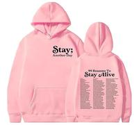 Stay Another Day Hoodie, 99 Reasons to Stay Another Day Hoodie, 99 Reasons To Stay Alive Mental Health Hoodie (Pink,2XL)