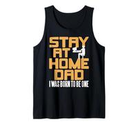 Stay at Home Dad Proud Living The Role Funny Family Humor Tank Top