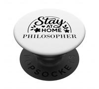 Stay at Home Philosopher Suitable for Kids Men Women. PopSockets Adhesive PopGrip