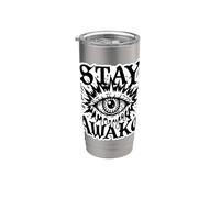 Stay Awake Gothic Eye Lightning Graphic Stainless Steel Insulated Tumbler