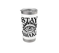 Stay Awake Gothic Eye Lightning Graphic Stainless Steel Insulated Tumbler