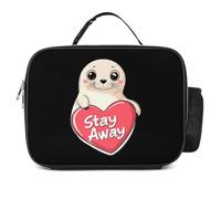 Stay Away Seal Insulated Lunch Bag Reusable Cooler Tote Leakproof Lunchbox Organizer with Detachable Handle
