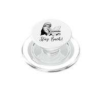 Stay Bach! Funny Bach Harpsichord Classical Music PopSockets PopGrip for MagSafe
