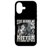 Stay Behind Me Kitten It's Gonna Get Wild Case for iPhone 17