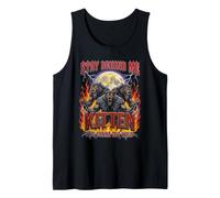 Stay Behind Me Kitten Its Gonna Get Wild Funny Alpha Wolf Tank Top