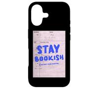 Stay Bookish Library Card Read Past Bedtime Case for iPhone 17