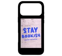 Stay Bookish Library Card Read Past Bedtime Case for iPhone 17 Pro Max