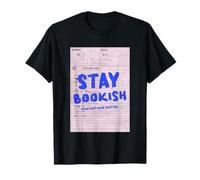 Stay Bookish Library Card Read Past Bedtime T-Shirt