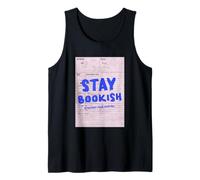 Stay Bookish Library Card Read Past Bedtime Tank Top