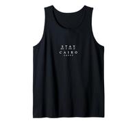 Stay Cairo - Egypt Coordinates Souvenir Tank Top