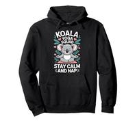 Stay Calm And Nap Koala Yoga Squad Pullover Hoodie