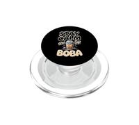 Stay Calm and Sip Boba Bubble Tea Boba Lover Milk Tea PopSockets PopGrip for MagSafe