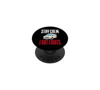 Stay Calm I Got Lights Funny Ambulance Driver EMT PopSockets Adhesive PopGrip