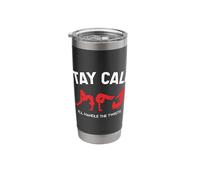 Stay Calm Ill Handle Twists Contortionist Contortion Yoga Stainless Steel Insulated Tumbler
