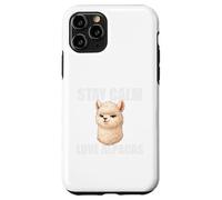 Stay Calm Love Alpacas - Funny Llama Farm Animal Case for iPhone 11 Pro